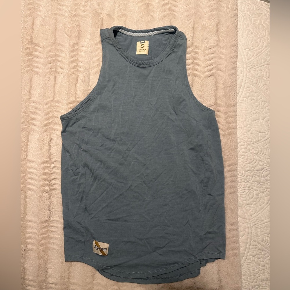 Tracksmith harrier tank size small - stained see description